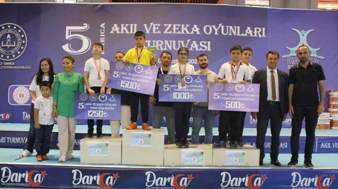 ÖĞRENCİMİZ DARICA 5. AKIL VE ZEKA OYUNLARI YARIŞMASI  REVERSE DALINDA İLÇE  3. OLMUŞTUR